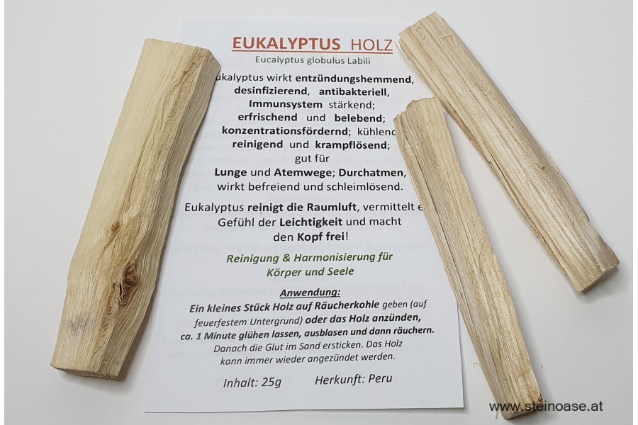 Eukalyptus Holz zum Räuchern